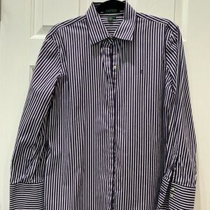 Striped Black and White Women's Top